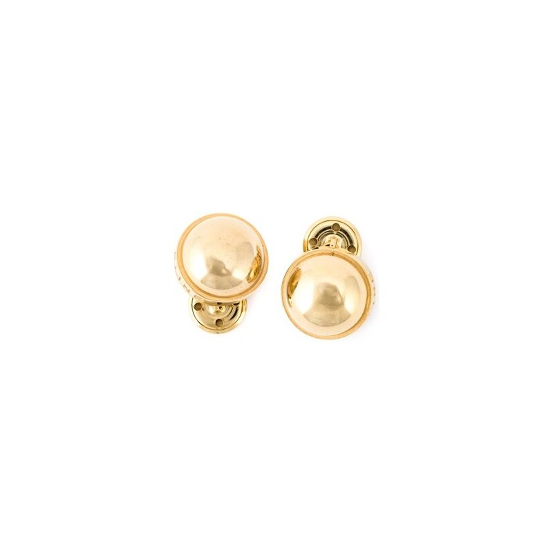 Céline Vintage Round Button Cufflinks