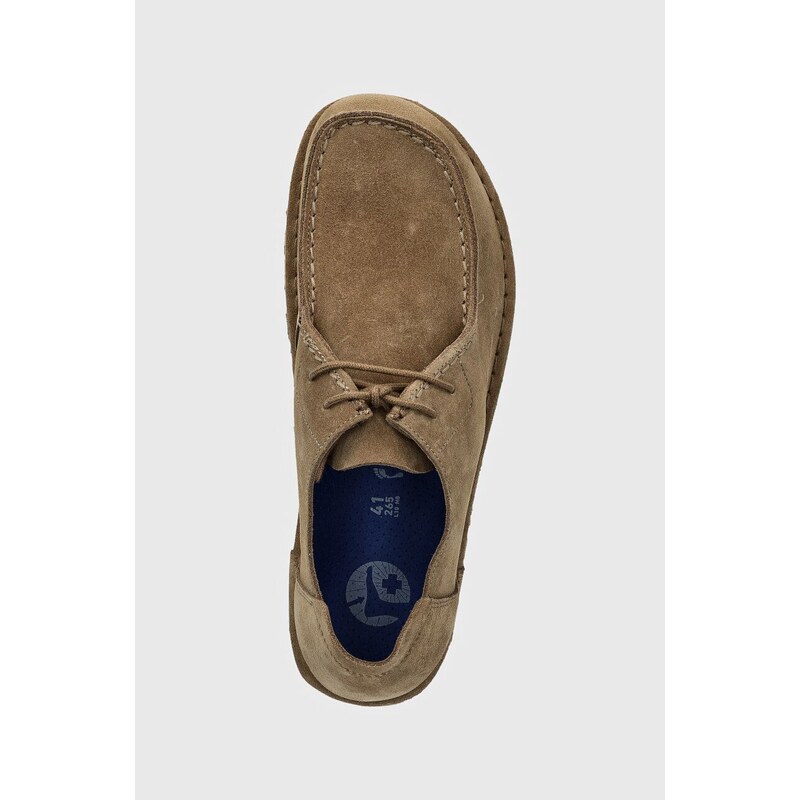 Semišové polobotky Birkenstock Utti Lace