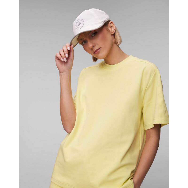 Žluté Dámské Tričko Adidas By Stella Mccartney Asmc Logo Tee