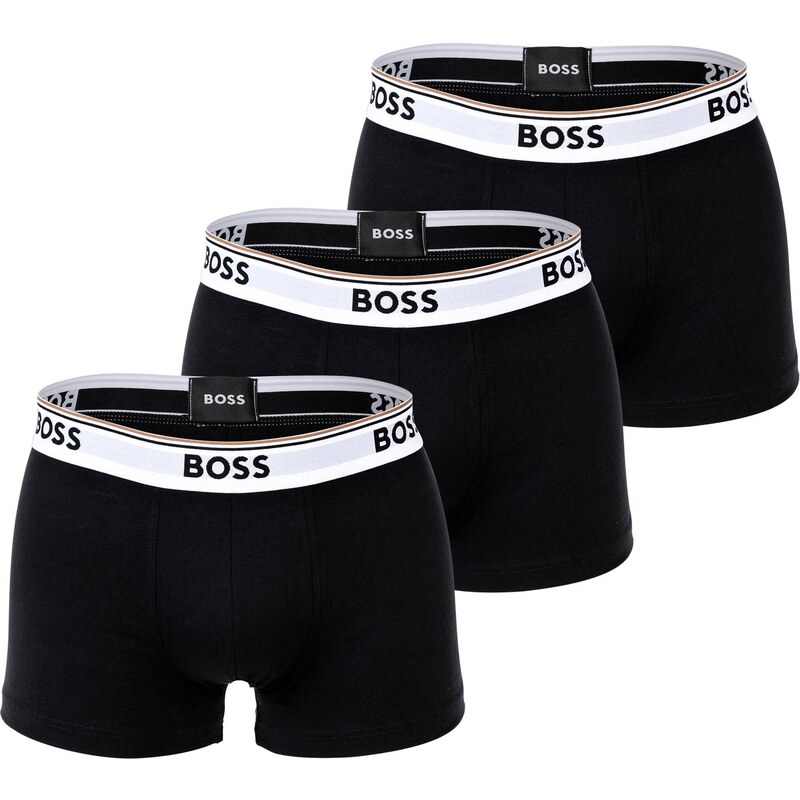 BOSS Boxerky černá / bílá