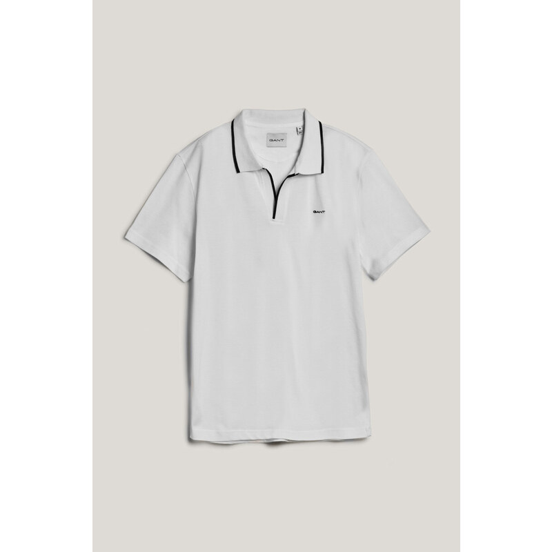 POLOKOŠILE GANT TIPPING COLLAR POLO EGGSHELL