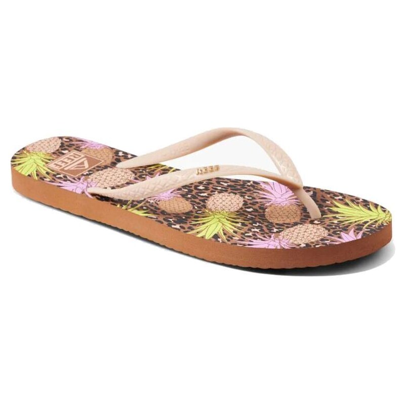 ŽABKY REEF SEASIDE PRINTS WMS - hnědá - 95250937