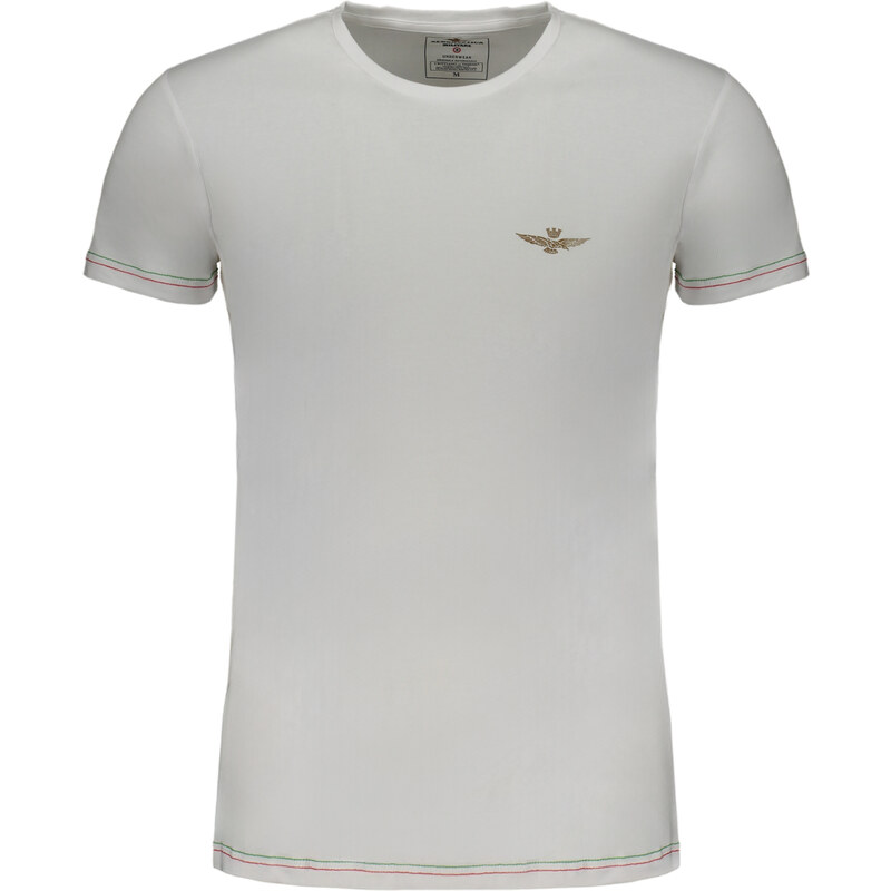 AERONAUTICA MILITARE MENS WHITE SHORT SLEEVE T-SHIRT 109681268