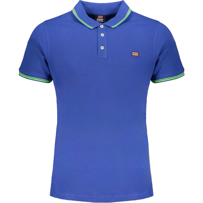 NORWAY 1963 Modré pánské polo triko