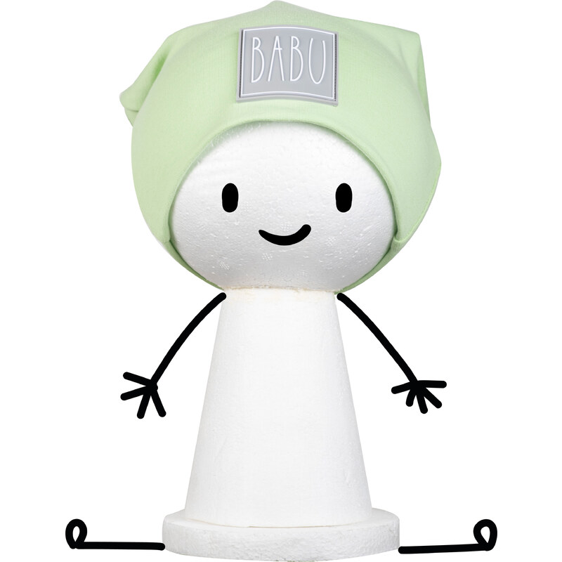 Babu Dětská zelená čepice