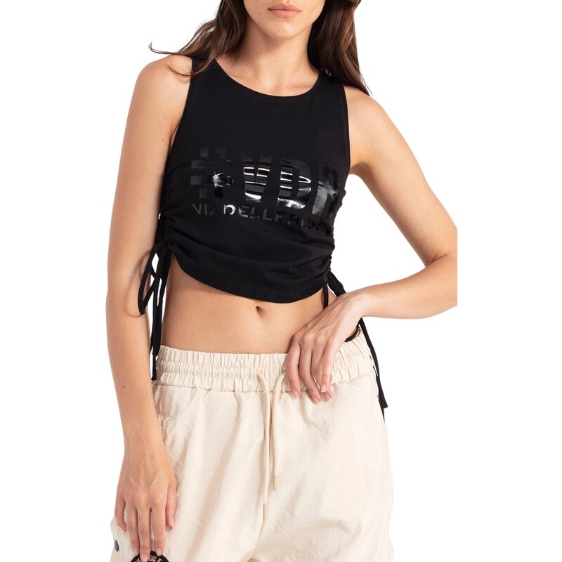 #VDR Logo Black Crop Top 95279787