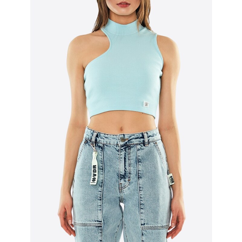 #VDR Celeste Blue Crop Top 95279786