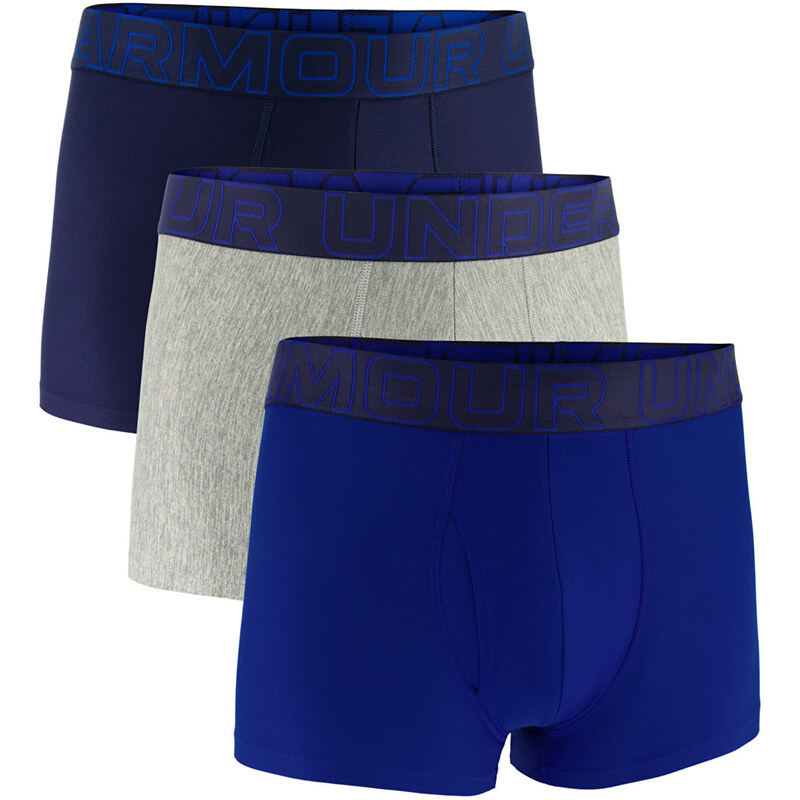 Boxerky Under Armour M Perf Tech 3in 3-Pack Blue M