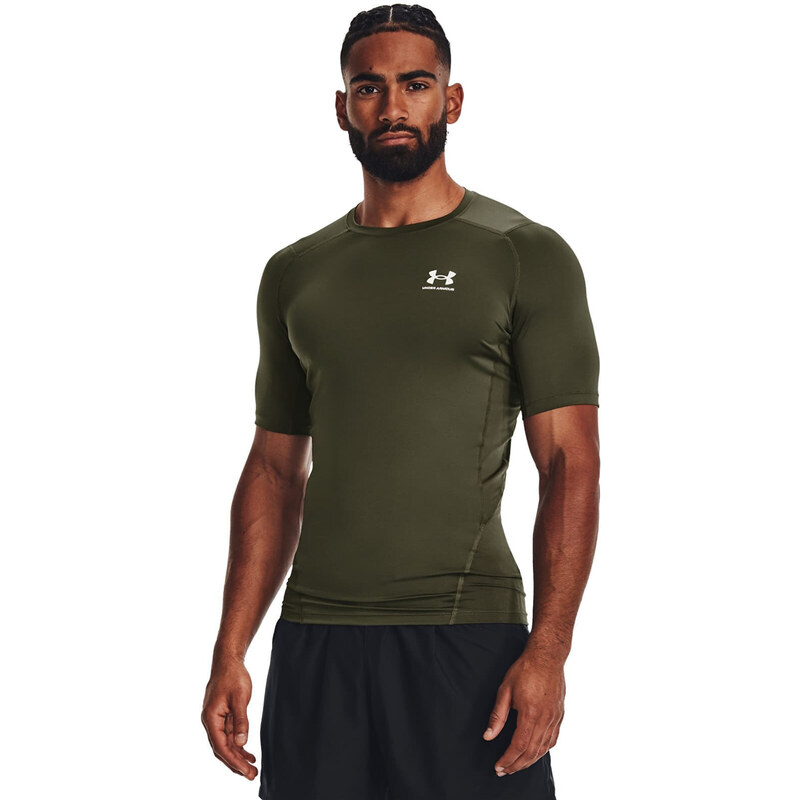 Tričko Under Armour Hg Armour Comp Ss Marine Od Green XS