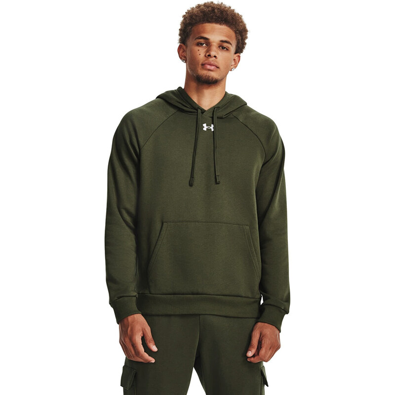 Mikina Under Armour Rival Fleece Hoodie Green L