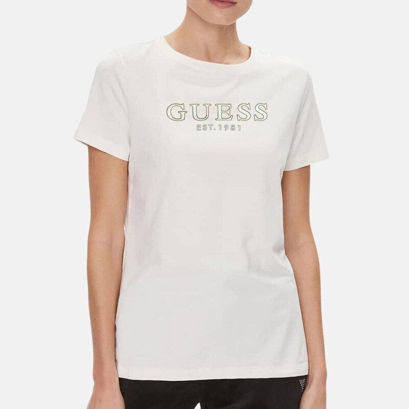Dámské bílé triko Guess 55886