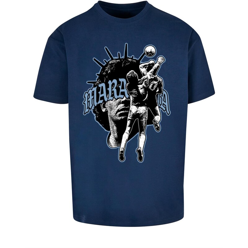 Mister Tee Pánské tričko Hand Of God Oversize tmavě modré