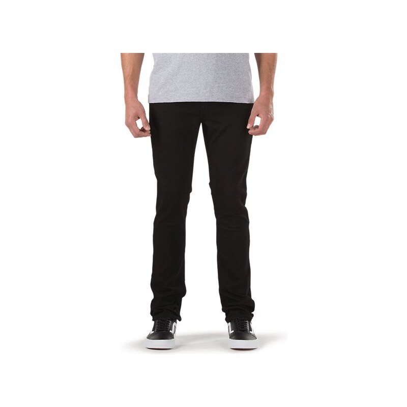 kalhoty VANS - V76 Skinny Overdye Black (OAI)