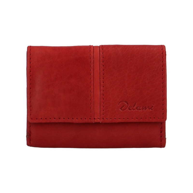 Dámská kožená peněženka DELAMI, Little One RED 76047148