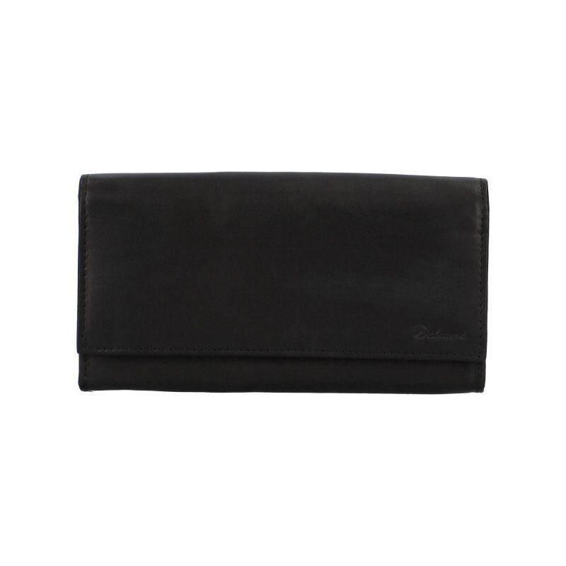 Kožená peněženka DELAMI, číšnická kasírka BLACK 25014070