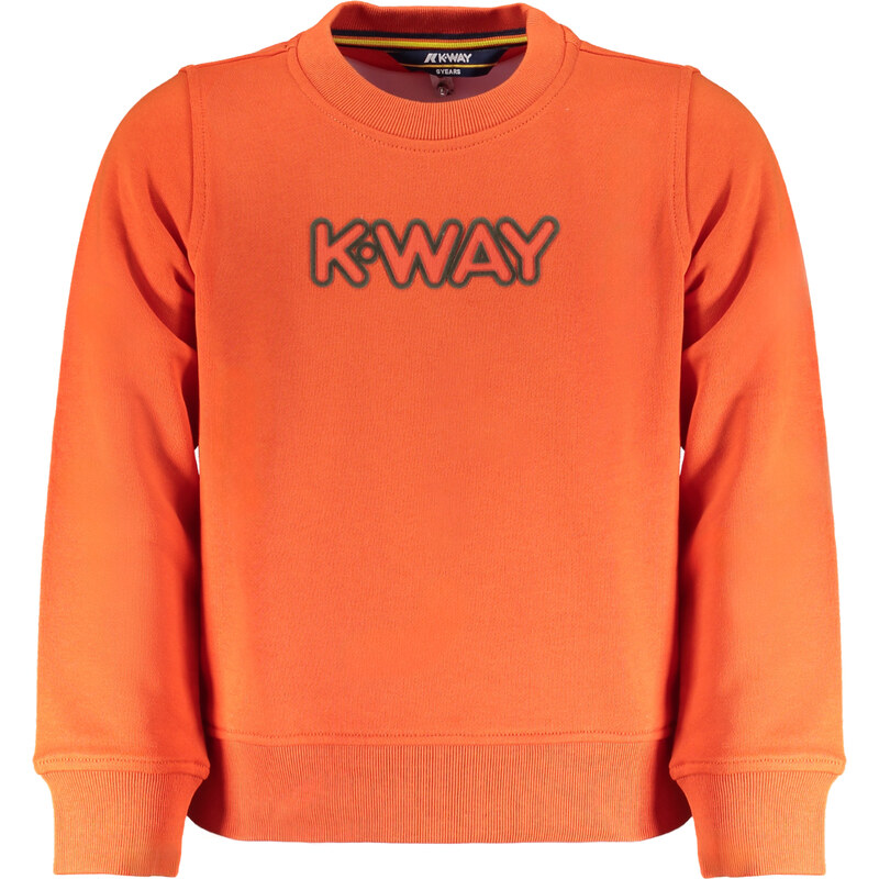 Oranžová mMikina K-WAY pro děti