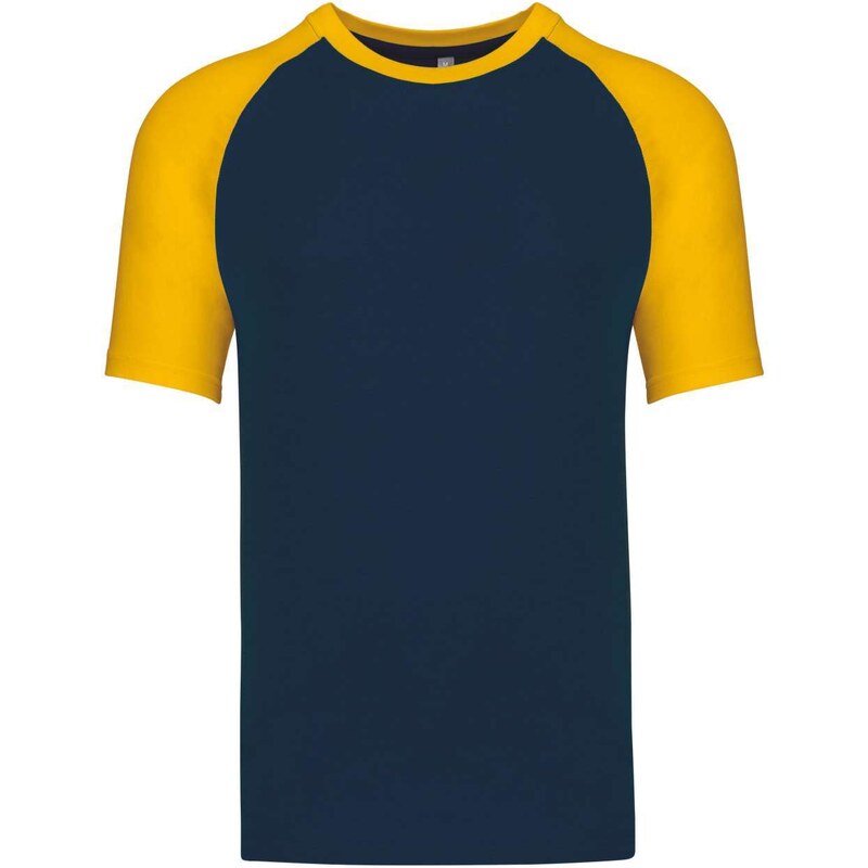 Kariban Pánské baseball tričko s krátkým rukávem Two Tone –