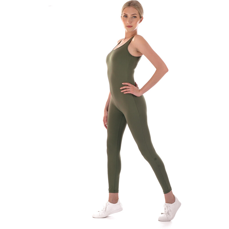 Dendy Legínový overal dlouhý bez rukávu Olive 92886966