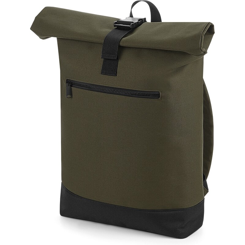 BagBase .0855 Batoh Roll-Top zelená