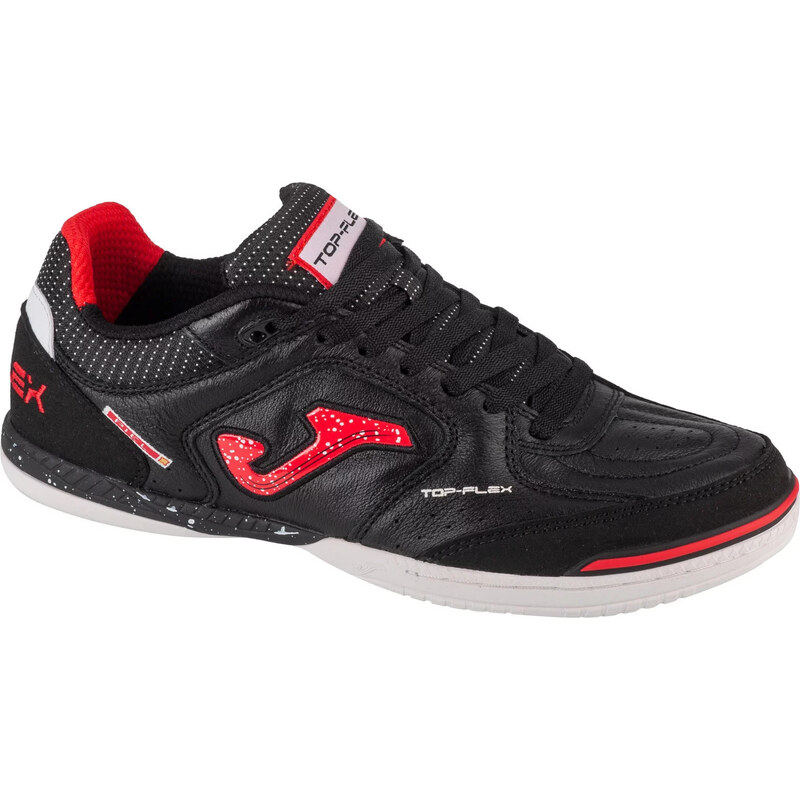 Černé pánské kožené sálovky Joma Top Flex 2401 IN Černá