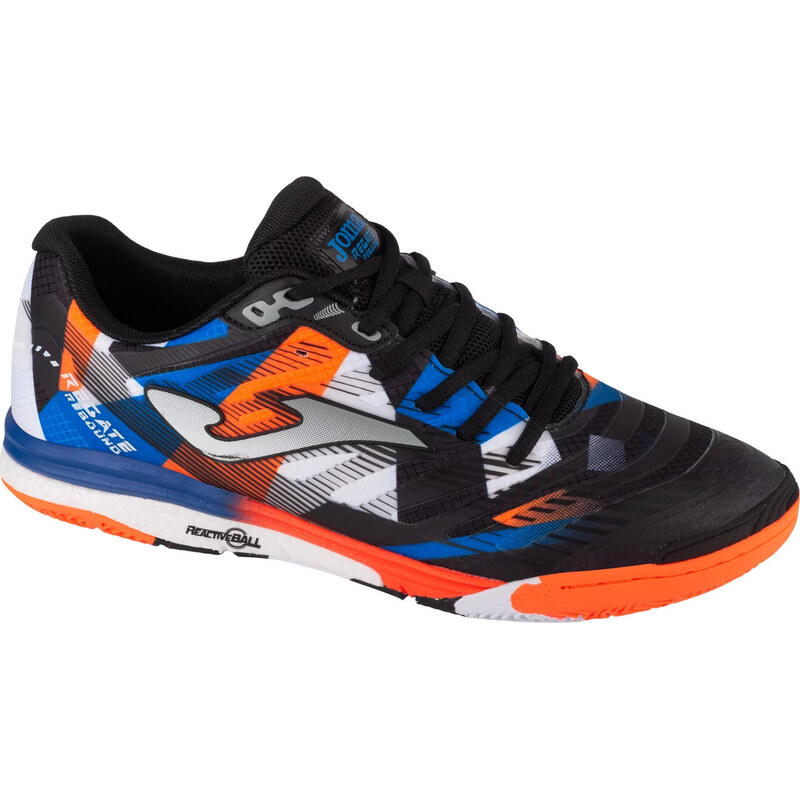 Černo-oranžové sálové tenisky Joma Regate Rebound 2401 IN