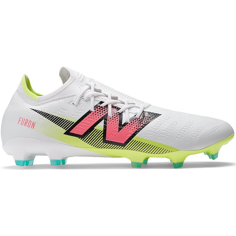 Pánské kopačky New Balance FURON PRO FG V7+ SF1FH75 – bílé