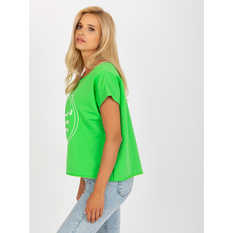 Dámská halenka FA BZ model 20237588 světle zelená The Fancy -