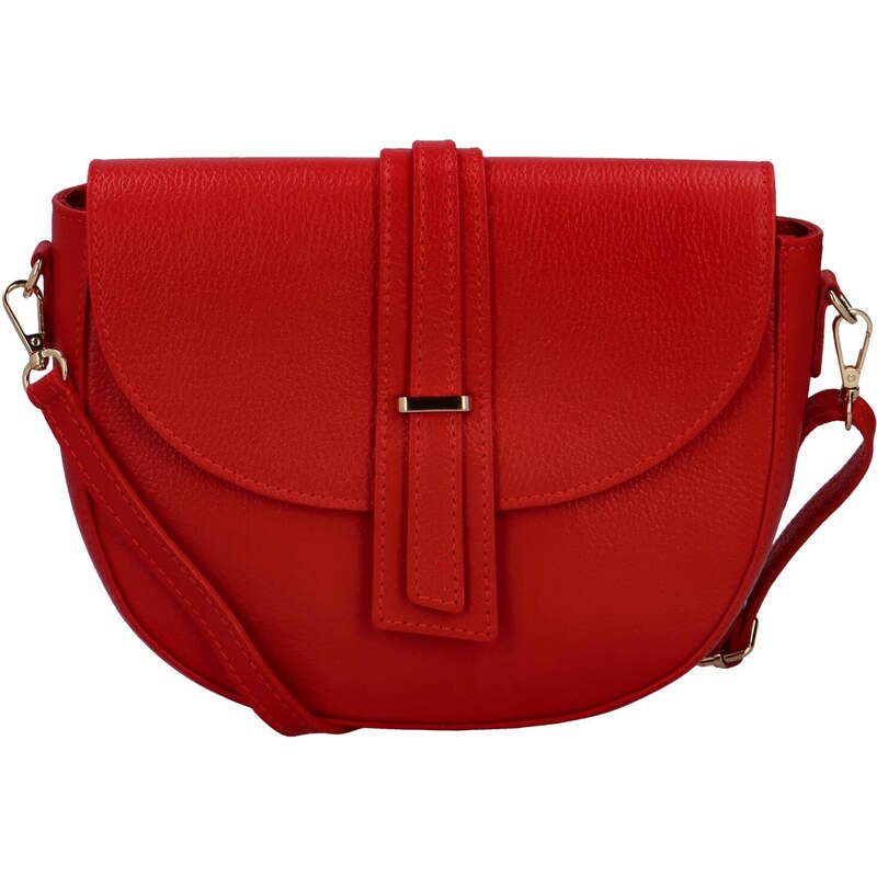 Delami Vera Pelle Stylová dámská kožená crossbody kabelka Luigi,