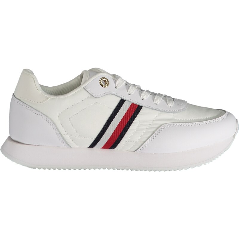 Tommy Hilfiger Dětské bílé tenisky s pruhy