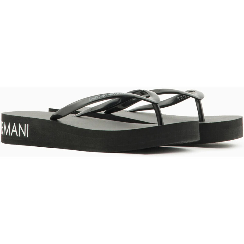 Dámské žabky XVQS07 XN118 00002 černé - Emporio Armani
