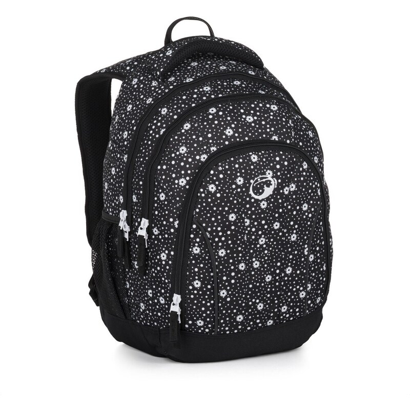 Bagmaster SUPERNOVA 24 A studentský batoh – černo-bílý