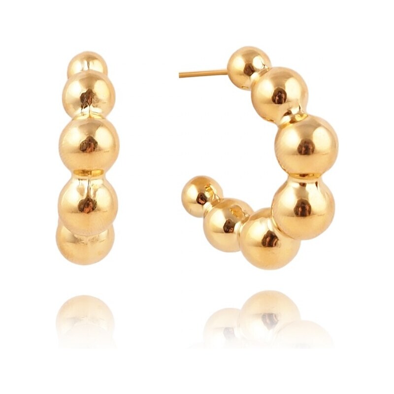 Flamenco Mystique 14k pozlacené náušnice z chirurgické oceli, puzeta 103724446
