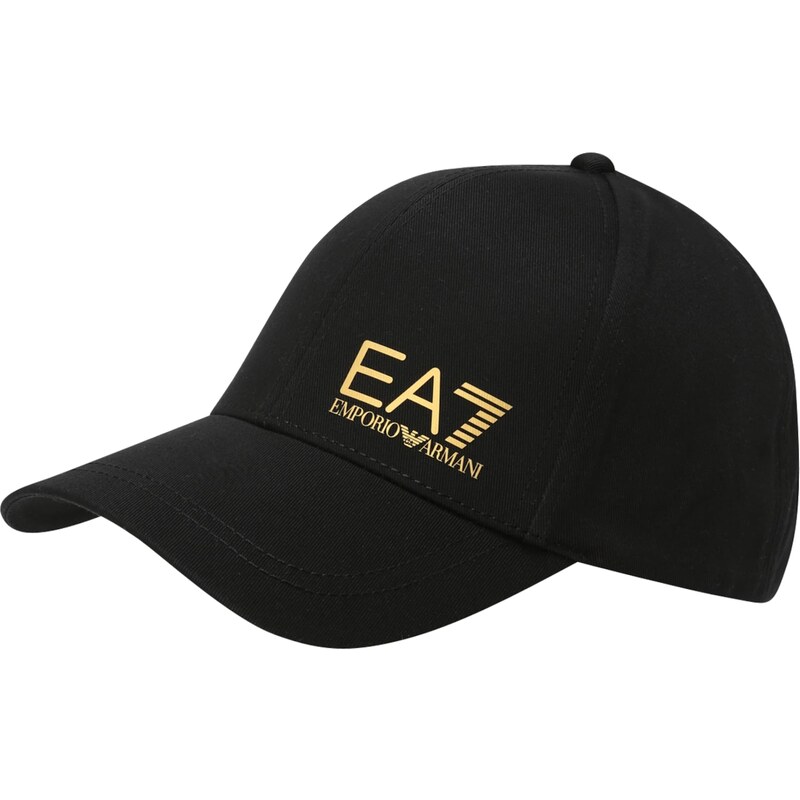 EA7 Emporio Armani Kšiltovka zlatě žlutá / černá
