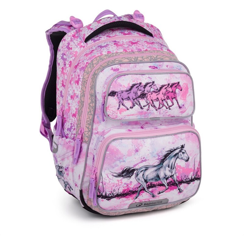 Velký školní set Bagmaster DOPI 24 A SetPink