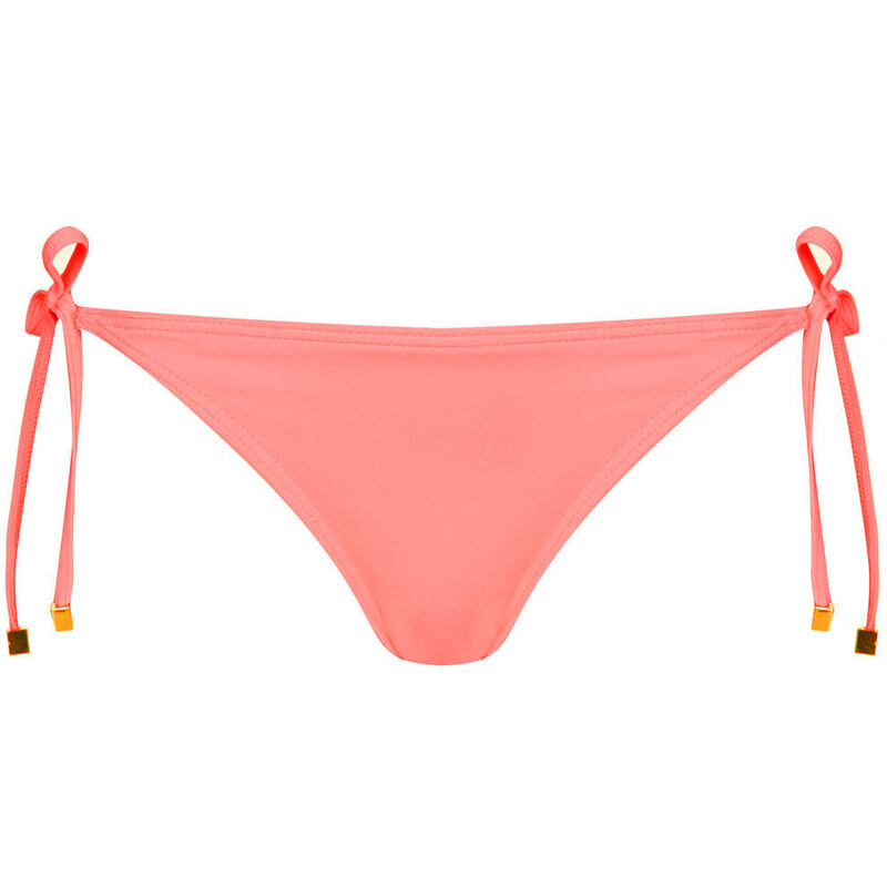 Topshop Sunset Pink Basic Tieside Bikini Pants