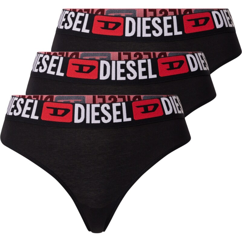 DIESEL Tanga STARS krvavě červená / černá / bílá