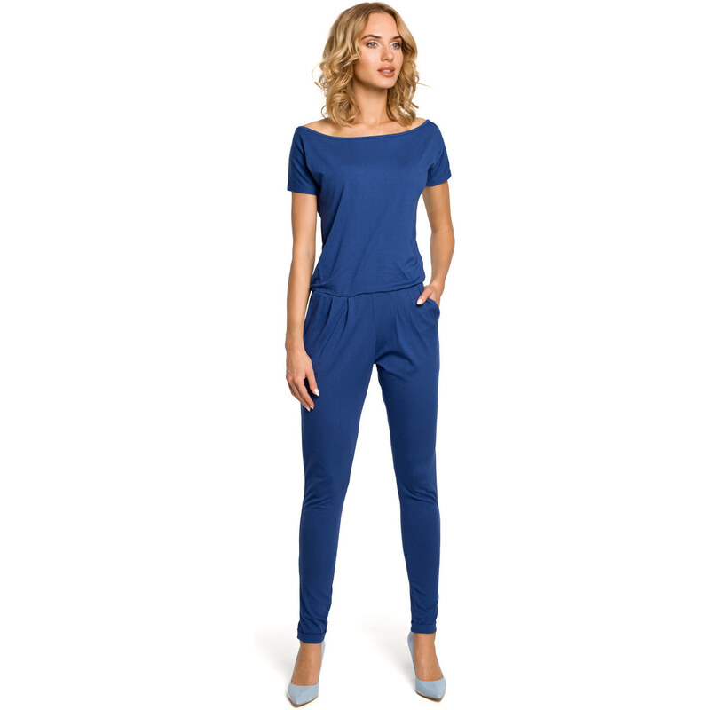Dámský overal M065 Modrá jeans - MOE 95768104