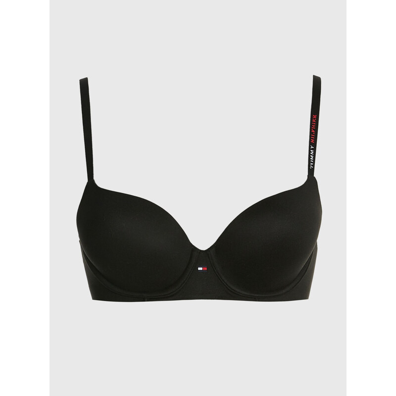 Dámská podprsenka ULTRA SOFT DEMI-CUP BRA UW0UW03159BDS černá -