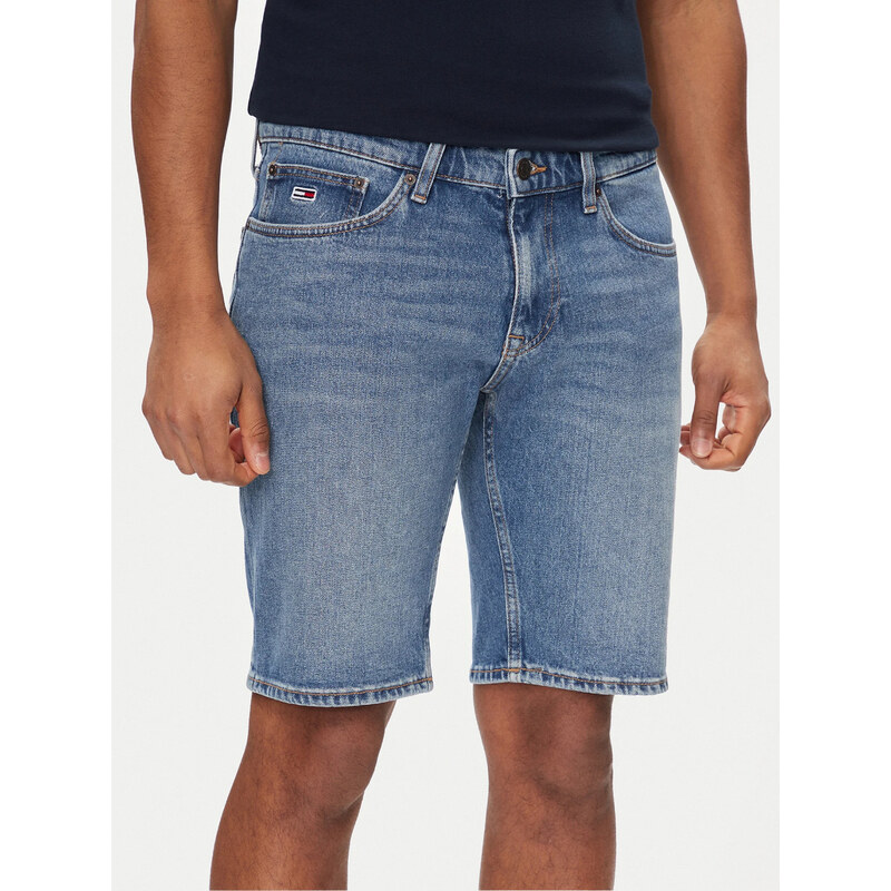 Tommy Jeans pánské modré džínové šortky