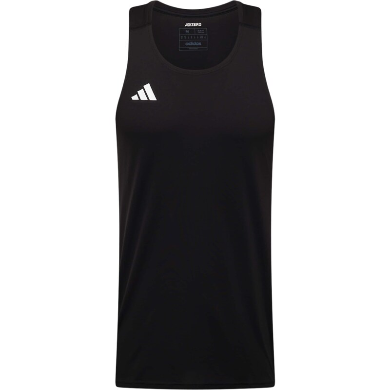 ADIDAS PERFORMANCE Funkční tričko Adizero černá / bílá