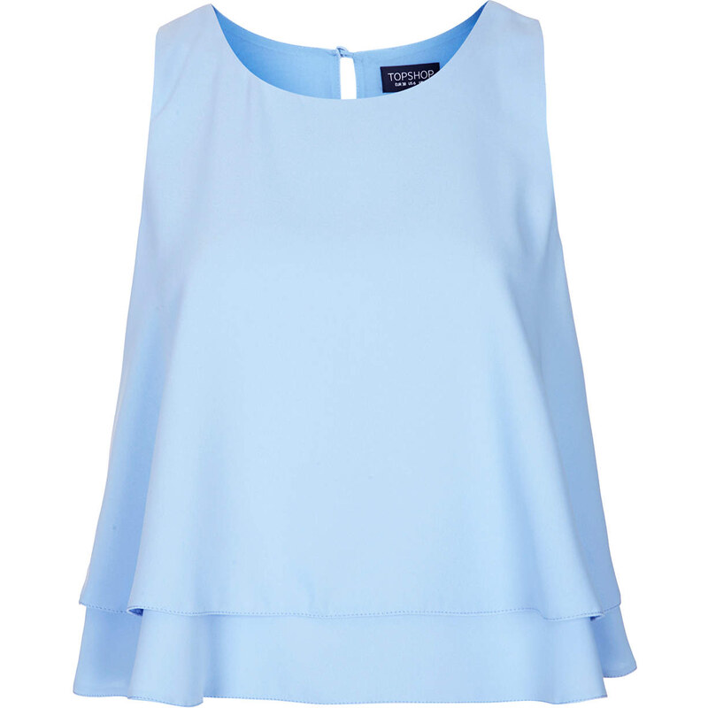 Topshop Double Layer Shell Top