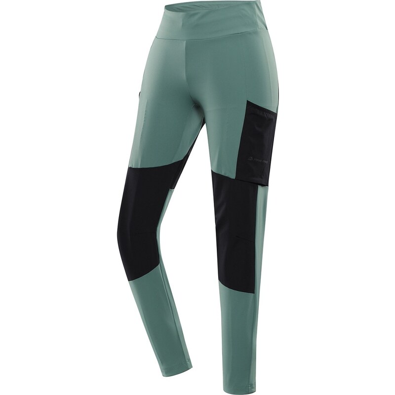 Dámské outdoorové legíny ALPINE PRO RENZA zelená