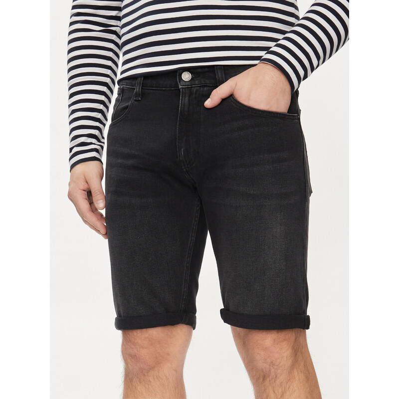 Tommy Jeans pánské černé šortky