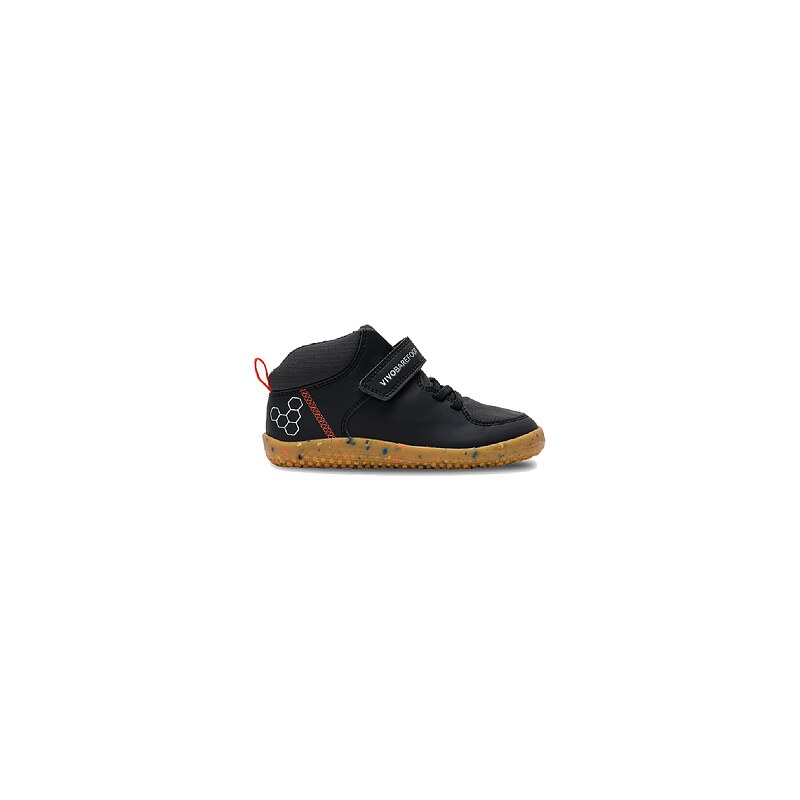 Vivobarefoot PRIMUS LUDO HI PRESCHOOL OBSIDIAN