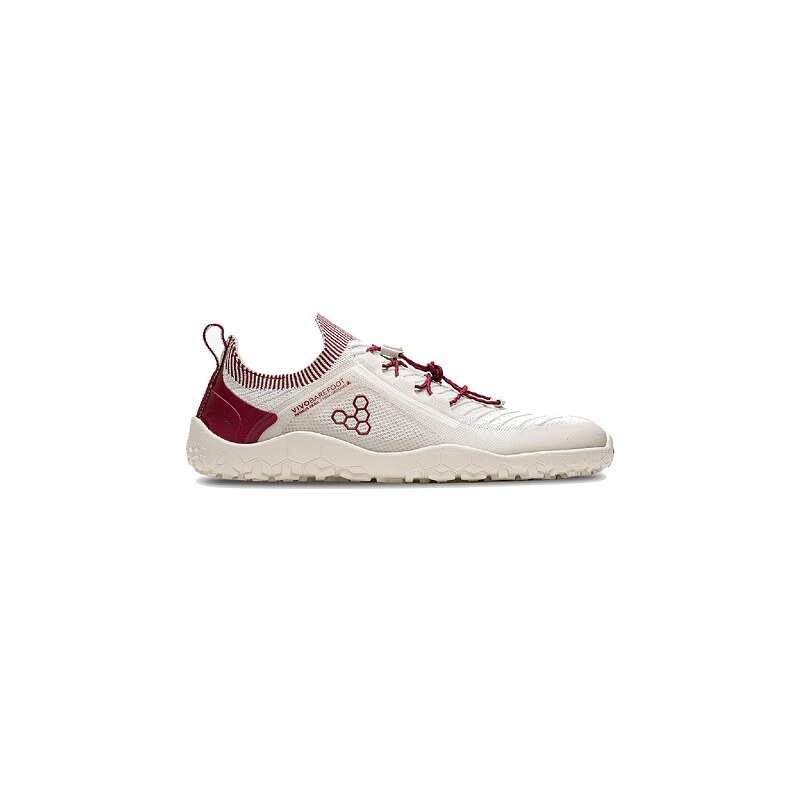Vivobarefoot PRIMUS TRAIL KNIT FG WOMENS LIMESTONE/RED RUMBA