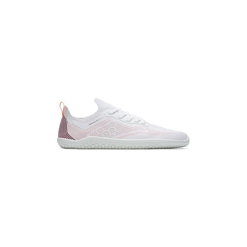 Vivobarefoot PRIMUS LITE KNIT MENS WHITE/ PEACH MELBA