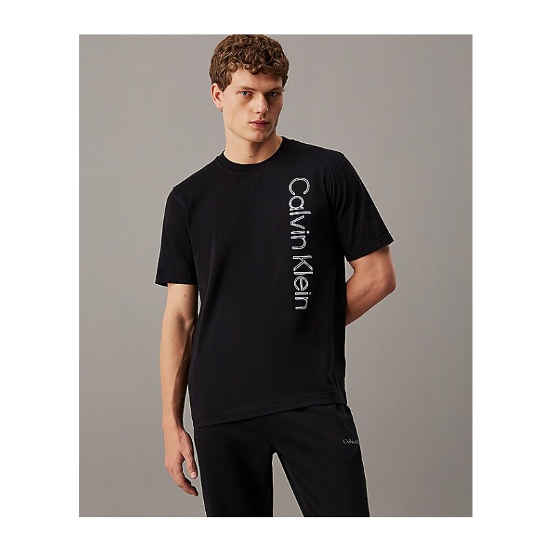 Calvin klein pw - graphic s/s t-shirt BLACK