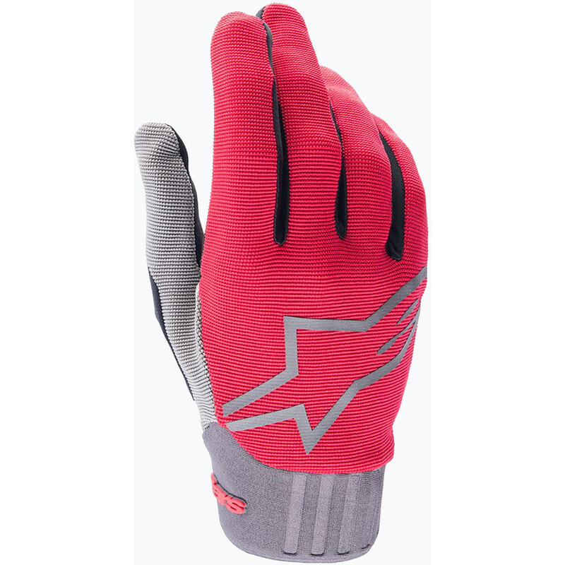 Pánské cyklistické rukavice Alpinestars A-Dura red fluo