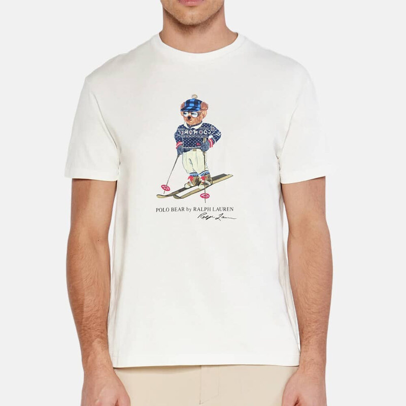 Pánské bílé triko Ralph Lauren 55903