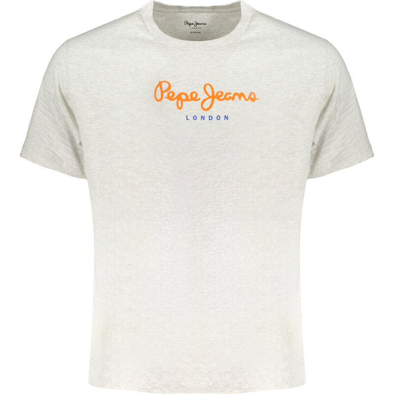 PEPE JEANS MENS SHORT SLEEVED T-SHIRT GRAY